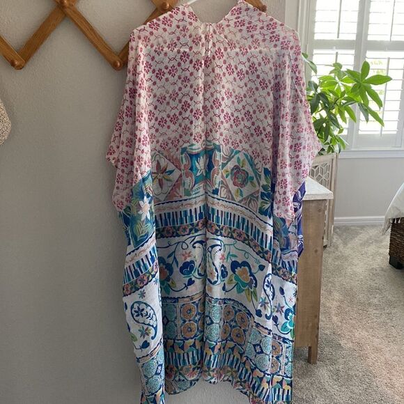 Styline Multi Print Boho Kimono NWT - Picture 8 of 8